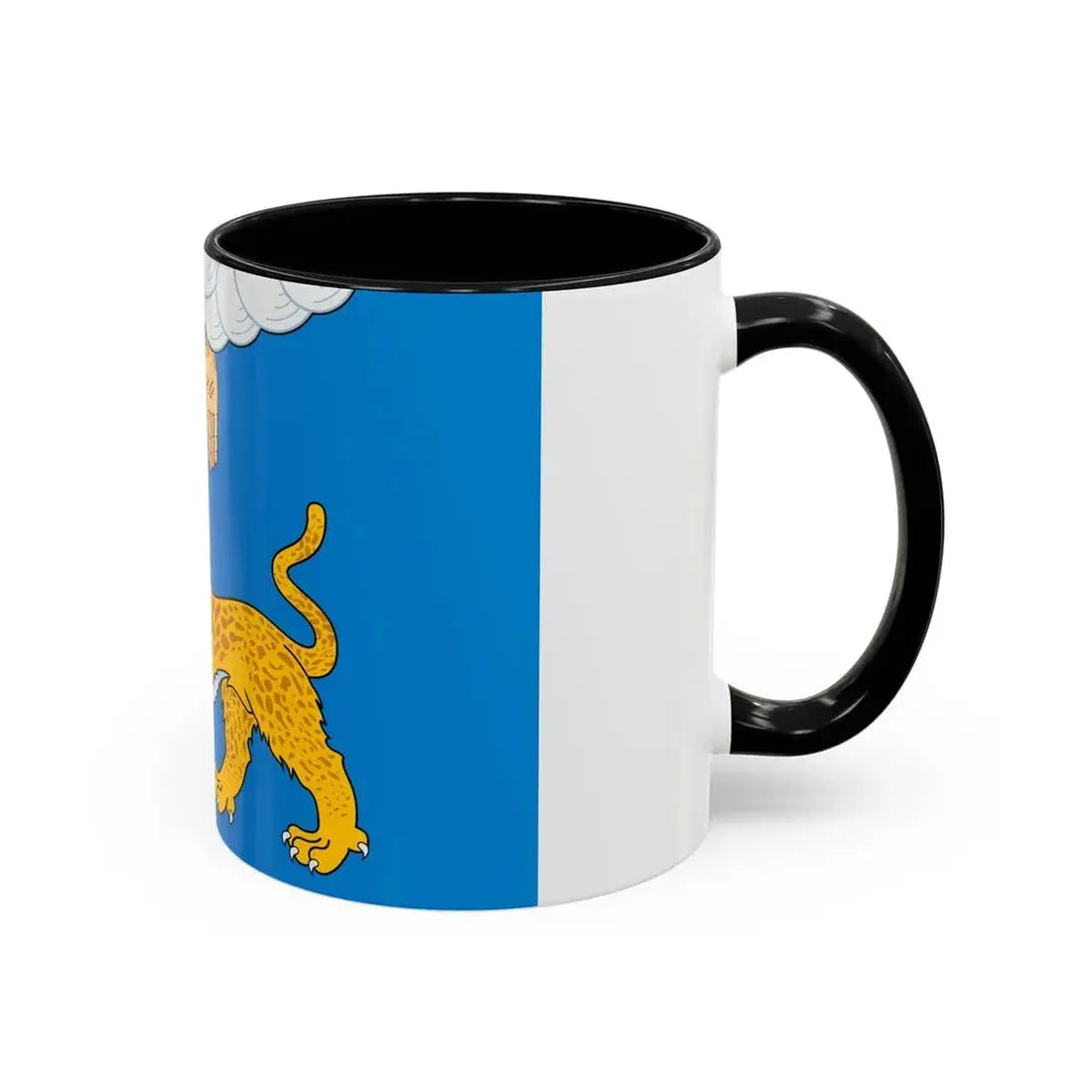 Flag of Pskov Oblast Russia - Accent Coffee Mug - Go Mug Yourself
