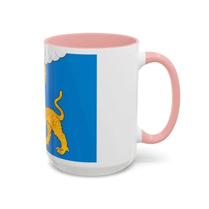 Flag of Pskov Oblast Russia - Accent Coffee Mug - Go Mug Yourself