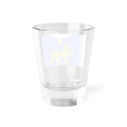 Flag of Pskov Oblast (Russia) Shot Glass 1.5oz - Go Mug Yourself