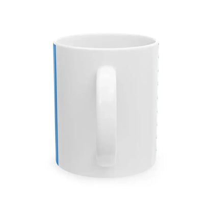 Flag of Pskov Oblast (Russia) White Coffee Mug - Go Mug Yourself