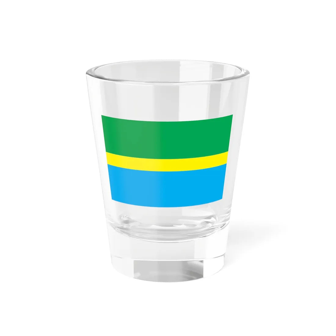 Flag of Püssi (Estonia) Shot Glass 1.5oz 1.5oz - Go Mug Yourself