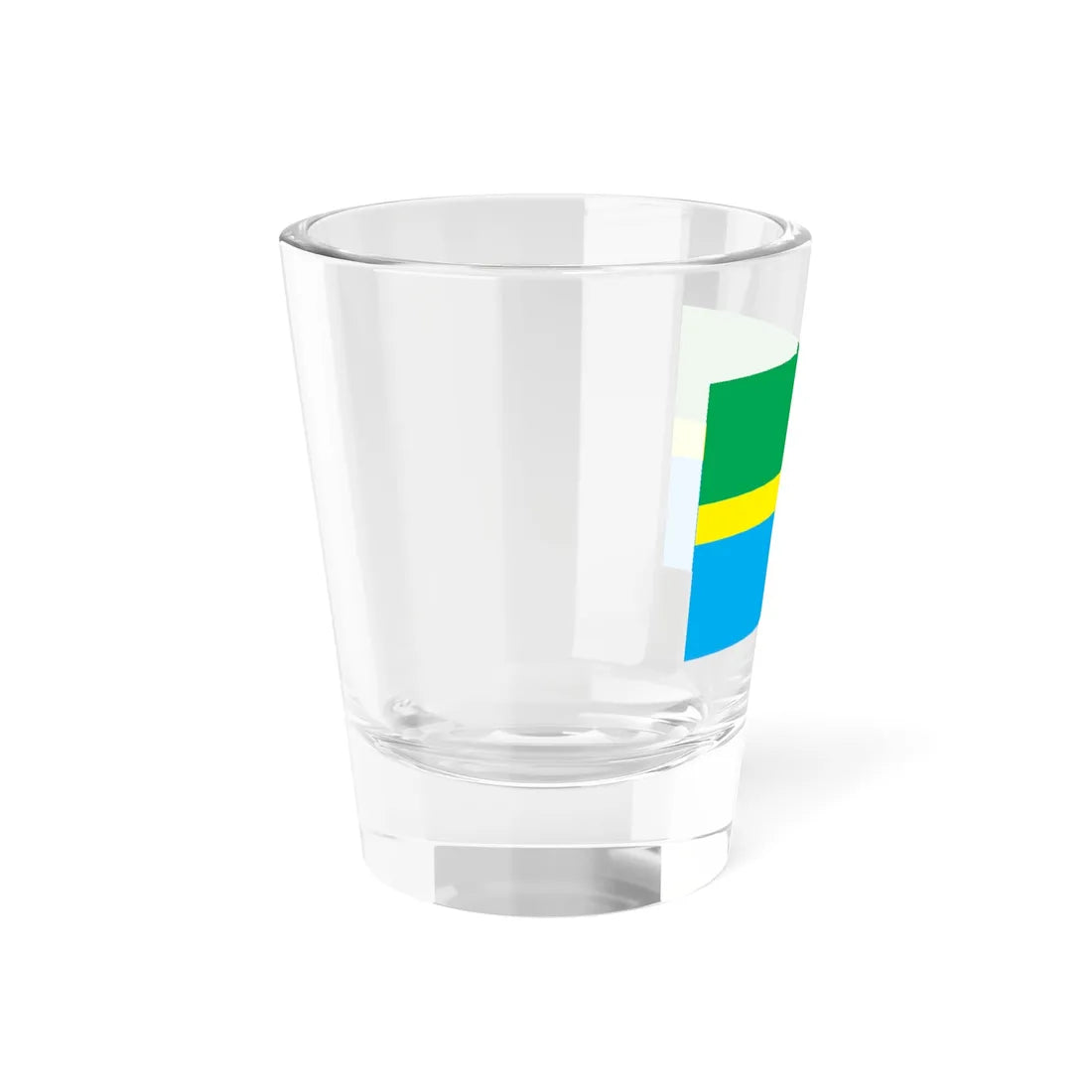Flag of Püssi (Estonia) Shot Glass 1.5oz - Go Mug Yourself