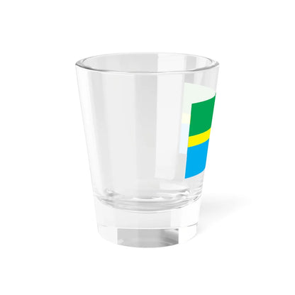 Flag of Püssi (Estonia) Shot Glass 1.5oz - Go Mug Yourself