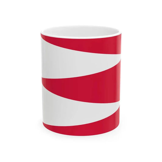 Flag of PTW (Poland) White Coffee Mug 11oz - Go Mug Yourself