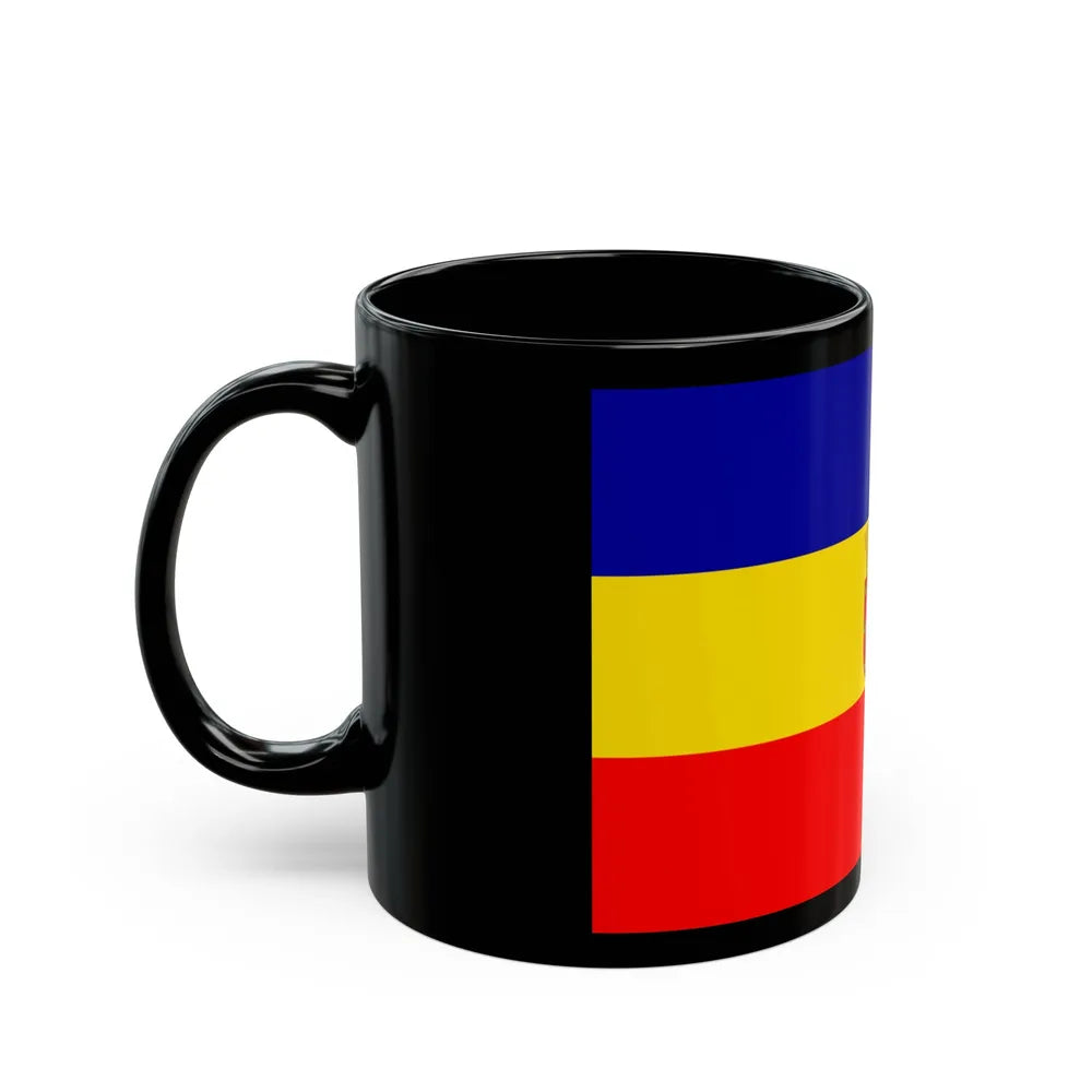 Flag of Pudahuel Chile - Black Coffee Mug-Go Mug Yourself