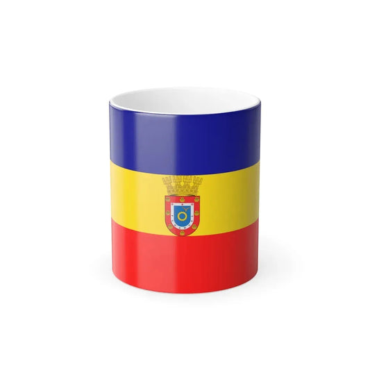 Flag of Pudahuel Chile - Color Changing Coffee Mug 11oz - Go Mug Yourself