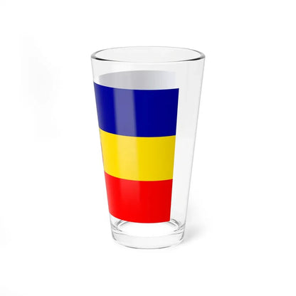 Flag of Pudahuel Chile - Pint Glass 16oz - Go Mug Yourself