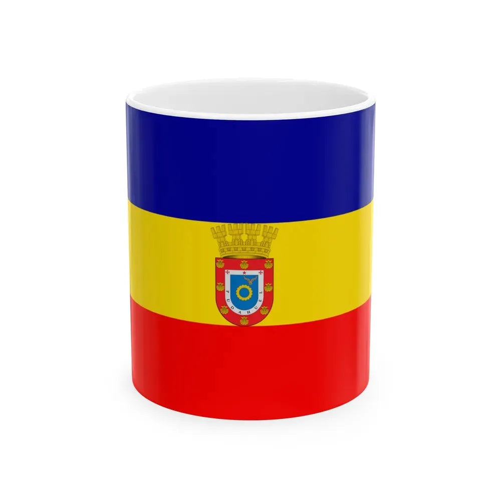 Flag of Pudahuel Chile - White Coffee Mug 11oz - Go Mug Yourself