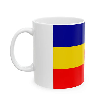 Flag of Pudahuel Chile - White Coffee Mug-Go Mug Yourself