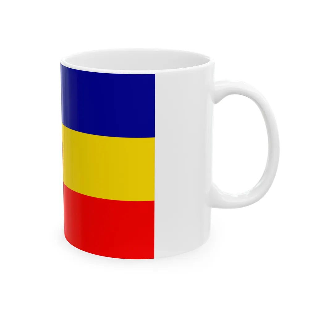 Flag of Pudahuel Chile - White Coffee Mug-Go Mug Yourself