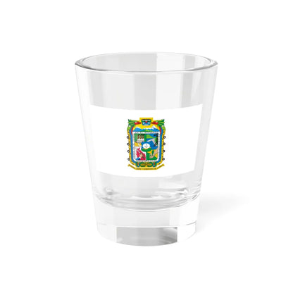 Flag of Puebla (Mexico) Shot Glass 1.5oz 1.5oz - Go Mug Yourself