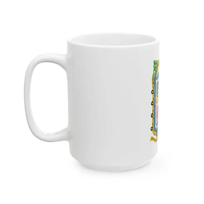 Flag of Puebla (Mexico) White Coffee Mug - Go Mug Yourself