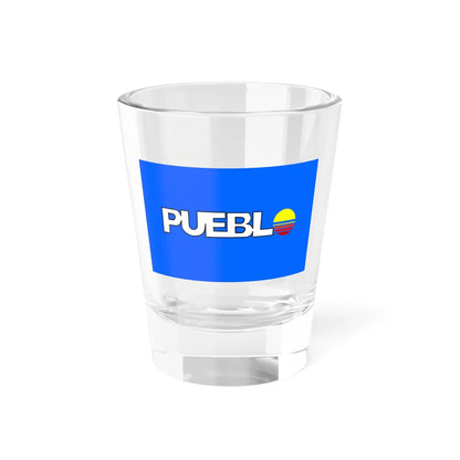 Flag of Pueblo Colorado (United States) Shot Glass 1.5oz 1.5oz - Go Mug Yourself