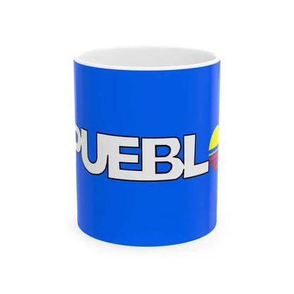 Flag of Pueblo Colorado (United States) White Coffee Mug 11oz - Go Mug Yourself