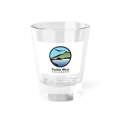 Flag of Pueblo West Colorado (United States) Shot Glass 1.5oz 1.5oz - Go Mug Yourself