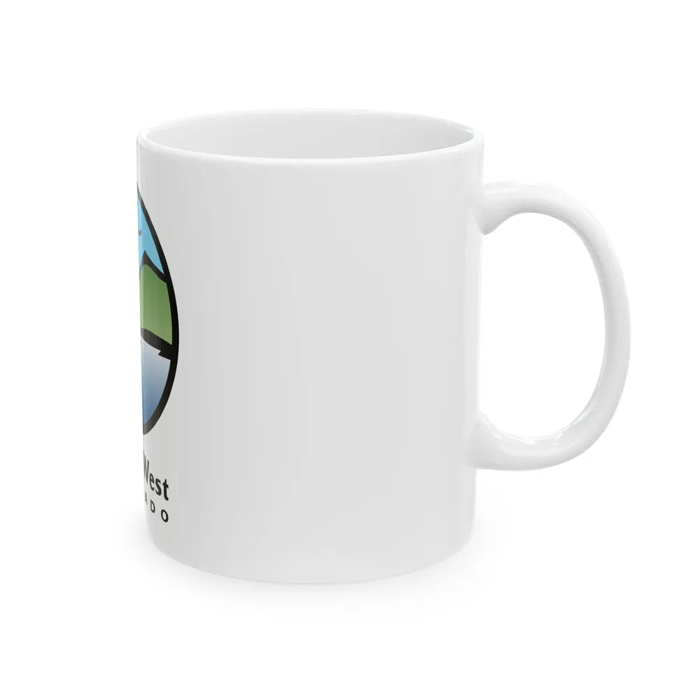 Flag of Pueblo West Colorado (United States) White Coffee Mug - Go Mug Yourself