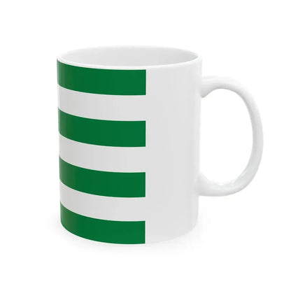Flag of Puebloviejo (Ecuador) White Coffee Mug - Go Mug Yourself