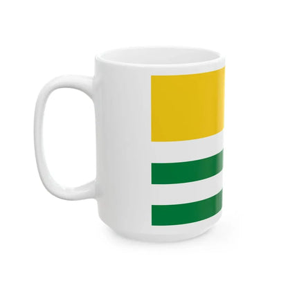 Flag of Puebloviejo (Ecuador) White Coffee Mug - Go Mug Yourself