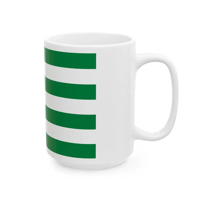Flag of Puebloviejo (Ecuador) White Coffee Mug - Go Mug Yourself