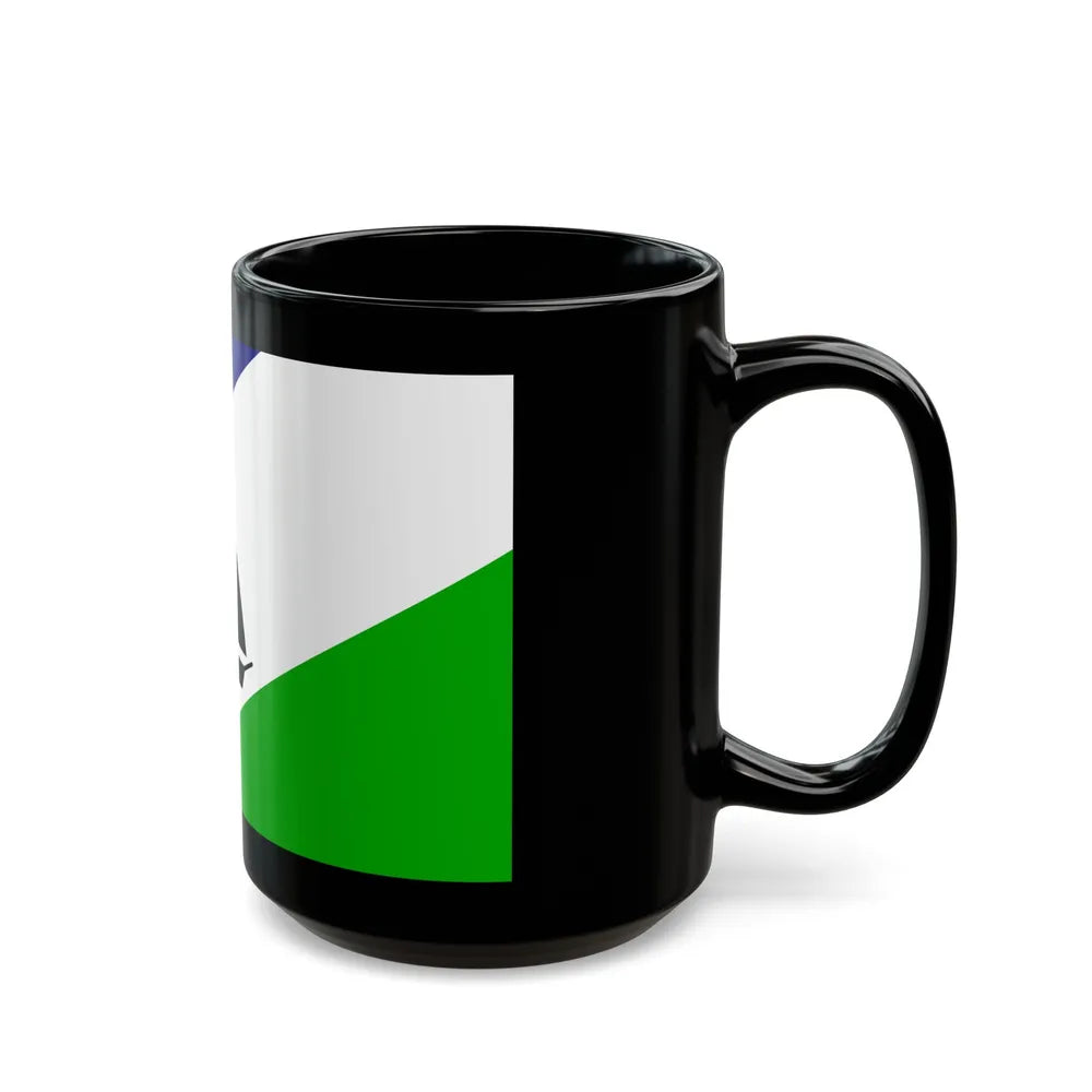 Flag of Puerto Montt Chile - Black Coffee Mug-Go Mug Yourself