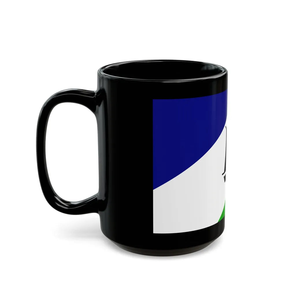 Flag of Puerto Montt Chile - Black Coffee Mug-Go Mug Yourself