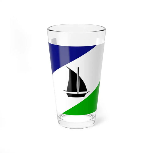 Flag of Puerto Montt Chile - Pint Glass 16oz 16oz - Go Mug Yourself