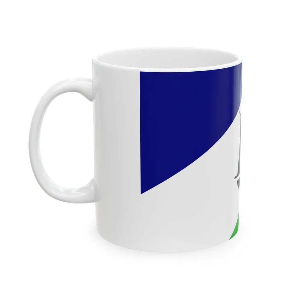 Flag of Puerto Montt Chile - White Coffee Mug-Go Mug Yourself