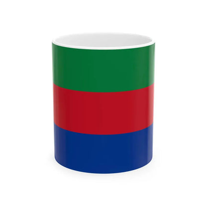 Flag of Puerto Quito (Ecuador) White Coffee Mug 11oz - Go Mug Yourself