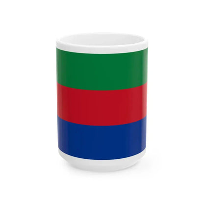 Flag of Puerto Quito (Ecuador) White Coffee Mug 15oz - Go Mug Yourself