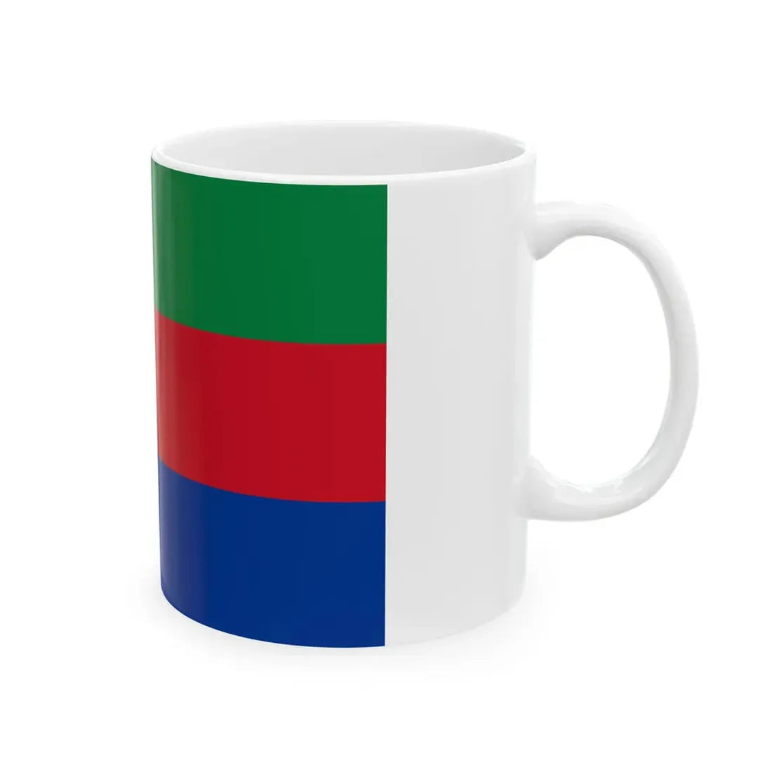 Flag of Puerto Quito (Ecuador) White Coffee Mug - Go Mug Yourself