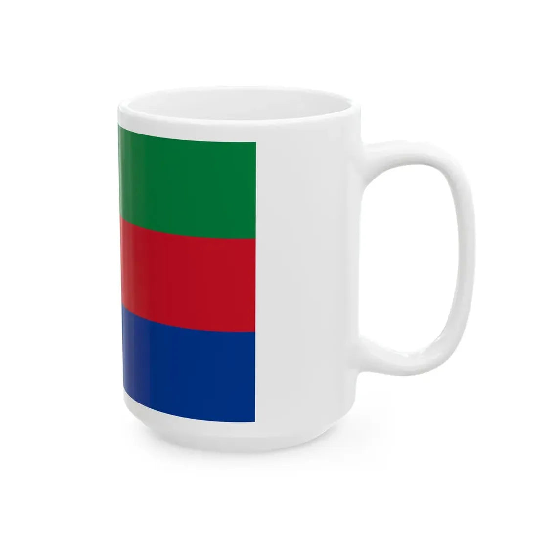 Flag of Puerto Quito (Ecuador) White Coffee Mug - Go Mug Yourself