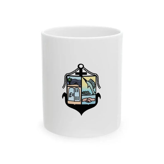 Flag of Puerto Vallarta Mexico (Mexico) White Coffee Mug 11oz - Go Mug Yourself