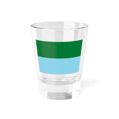 Flag of Puerto Villarroel Bolivia (Bolivia) Shot Glass 1.5oz 1.5oz - Go Mug Yourself