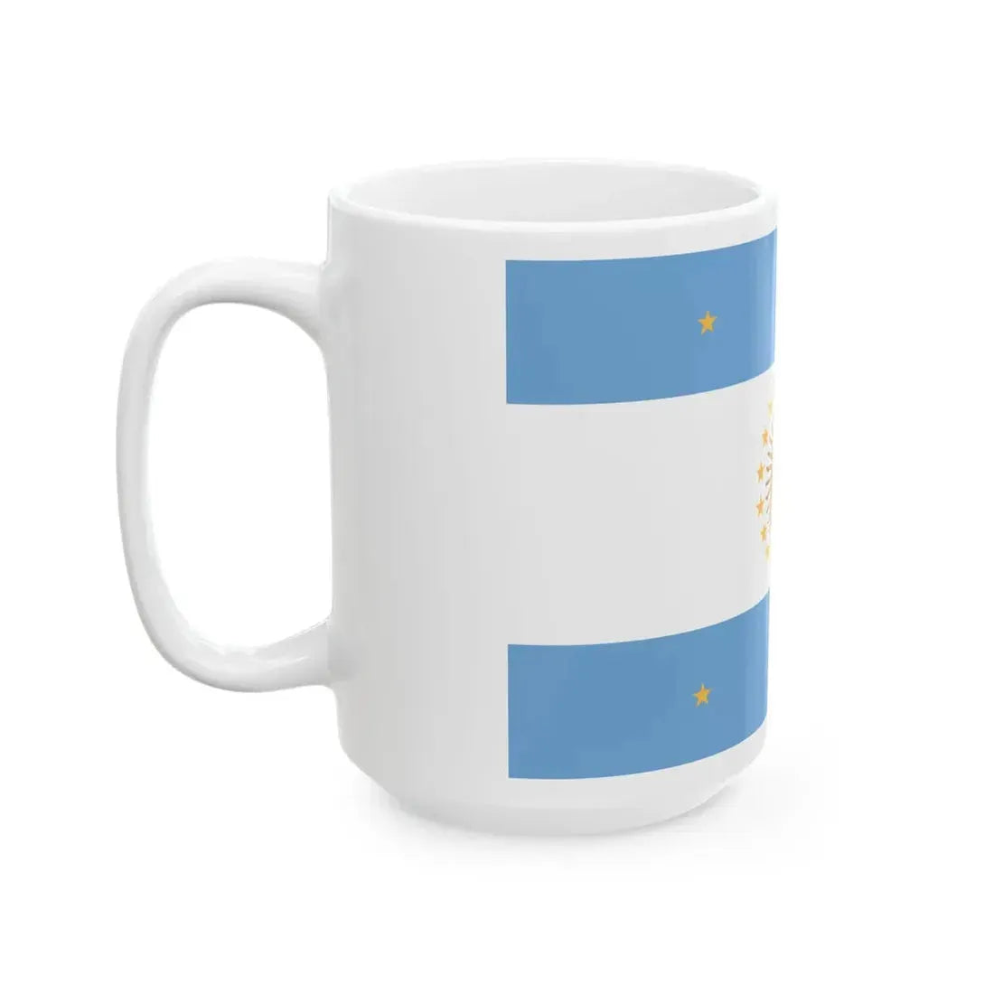 Flag of Pueyrredon (Argentina) White Coffee Mug - Go Mug Yourself