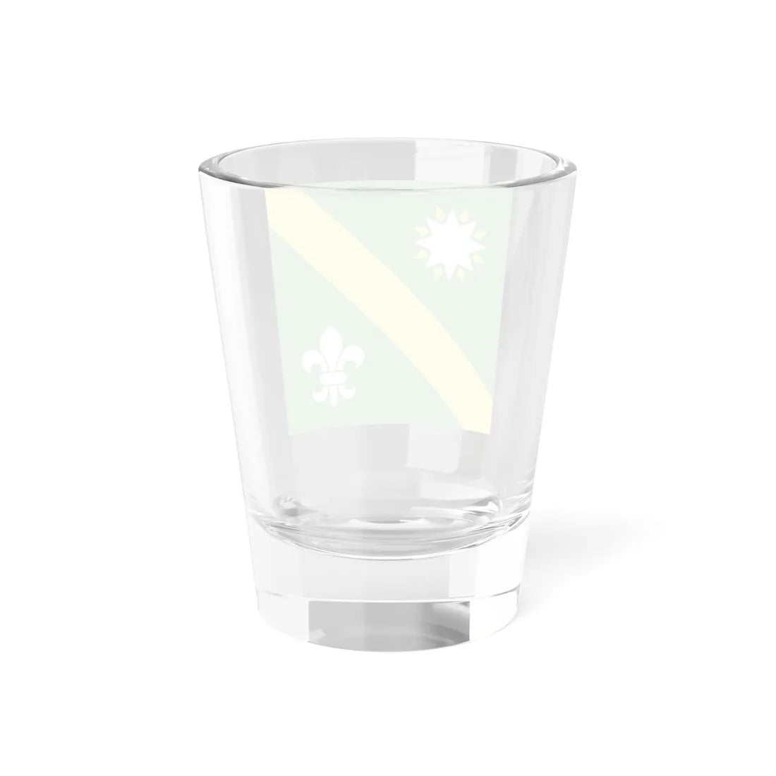 Flag of Pukhova (Ukraine) Shot Glass 1.5oz - Go Mug Yourself