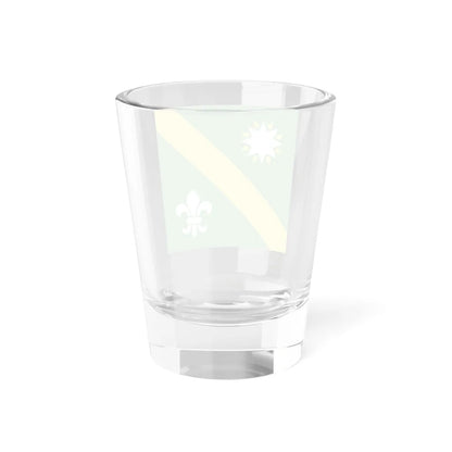 Flag of Pukhova (Ukraine) Shot Glass 1.5oz - Go Mug Yourself