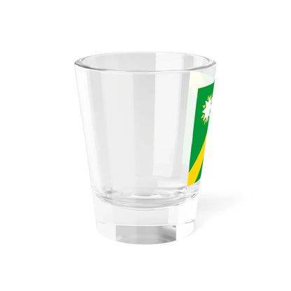 Flag of Pukhova (Ukraine) Shot Glass 1.5oz - Go Mug Yourself