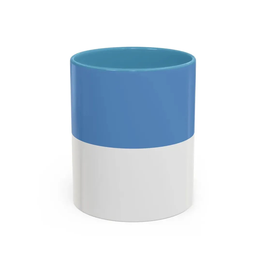 Flag of Puno capital of the Puno Region Peru - Accent Coffee Mug 11oz Light Blue - Go Mug Yourself