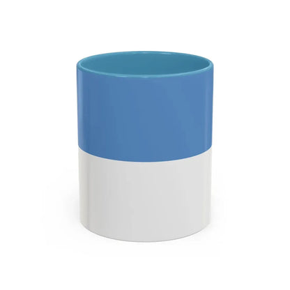 Flag of Puno capital of the Puno Region Peru - Accent Coffee Mug 11oz Light Blue - Go Mug Yourself