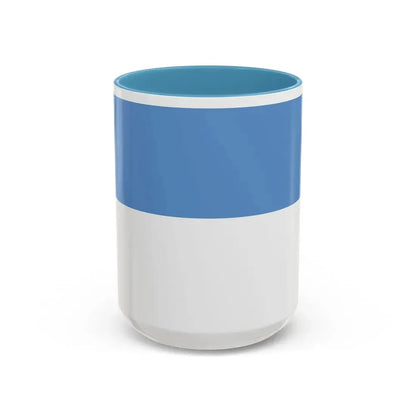 Flag of Puno capital of the Puno Region Peru - Accent Coffee Mug 15oz Light Blue - Go Mug Yourself