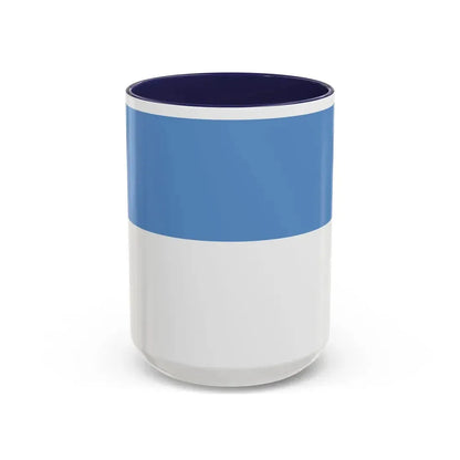 Flag of Puno capital of the Puno Region Peru - Accent Coffee Mug 15oz Navy - Go Mug Yourself