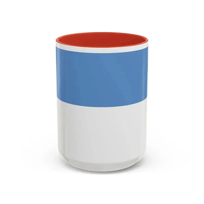 Flag of Puno capital of the Puno Region Peru - Accent Coffee Mug 15oz Red - Go Mug Yourself