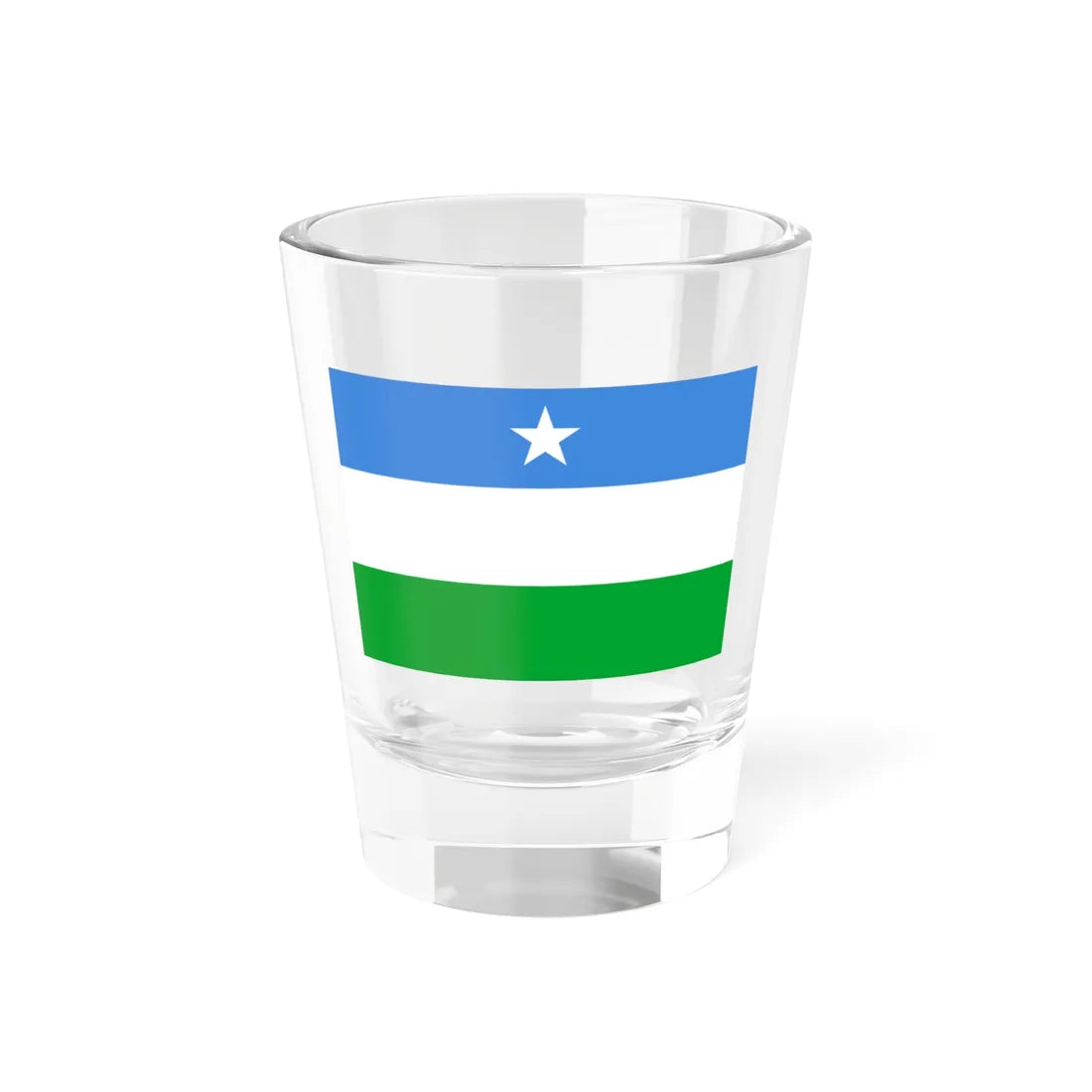 Flag of Puntland (Mali) Shot Glass 1.5oz 1.5oz - Go Mug Yourself