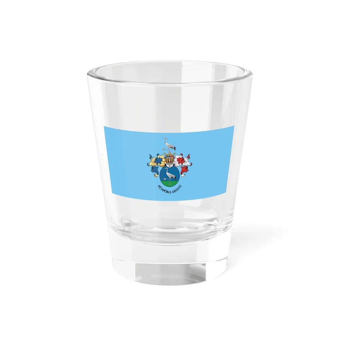 Flag of Puspokladany (Hungary) Shot Glass 1.5oz 1.5oz - Go Mug Yourself