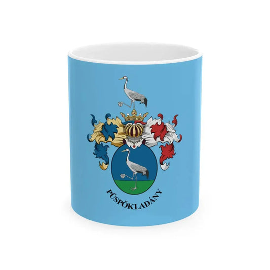 Flag of Puspokladany (Hungary) White Coffee Mug 11oz - Go Mug Yourself