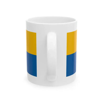 Flag of Puspokmolnari (Hungary) White Coffee Mug - Go Mug Yourself