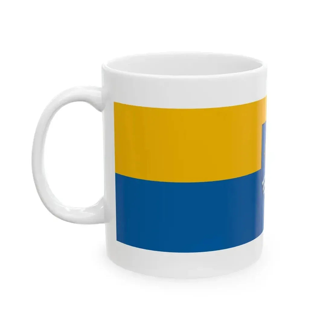 Flag of Puspokmolnari (Hungary) White Coffee Mug - Go Mug Yourself