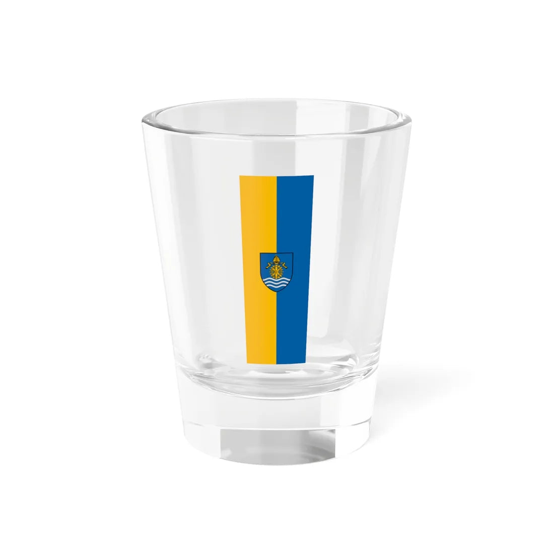 Flag of Puspokmolnari vertical (Hungary) Shot Glass 1.5oz 1.5oz - Go Mug Yourself