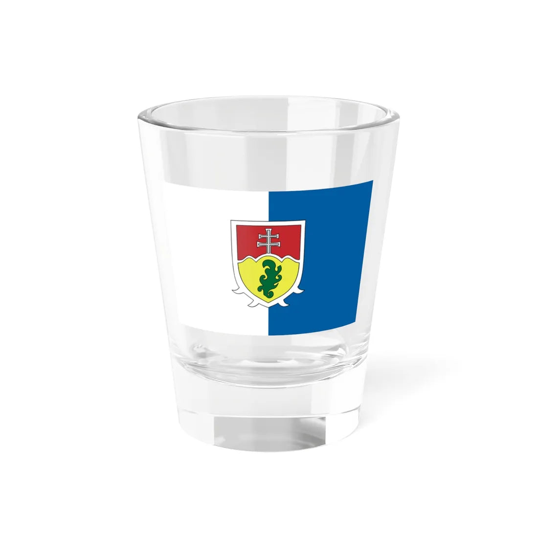 Flag of Puspokszilagy (Hungary) Shot Glass 1.5oz 1.5oz - Go Mug Yourself