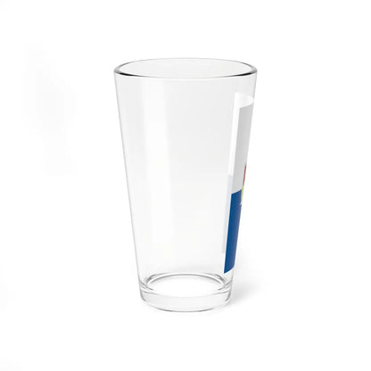 Flag of Puspokszilagy vertical (Hungary) Pint Glass 16oz - Go Mug Yourself